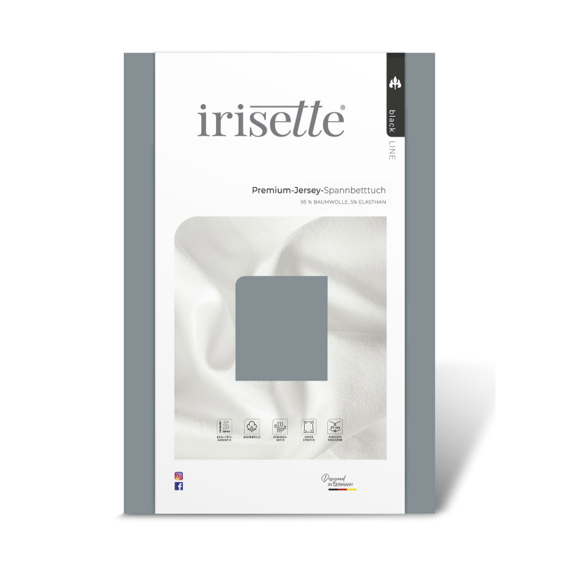 Irisette Spannbettlaken blau