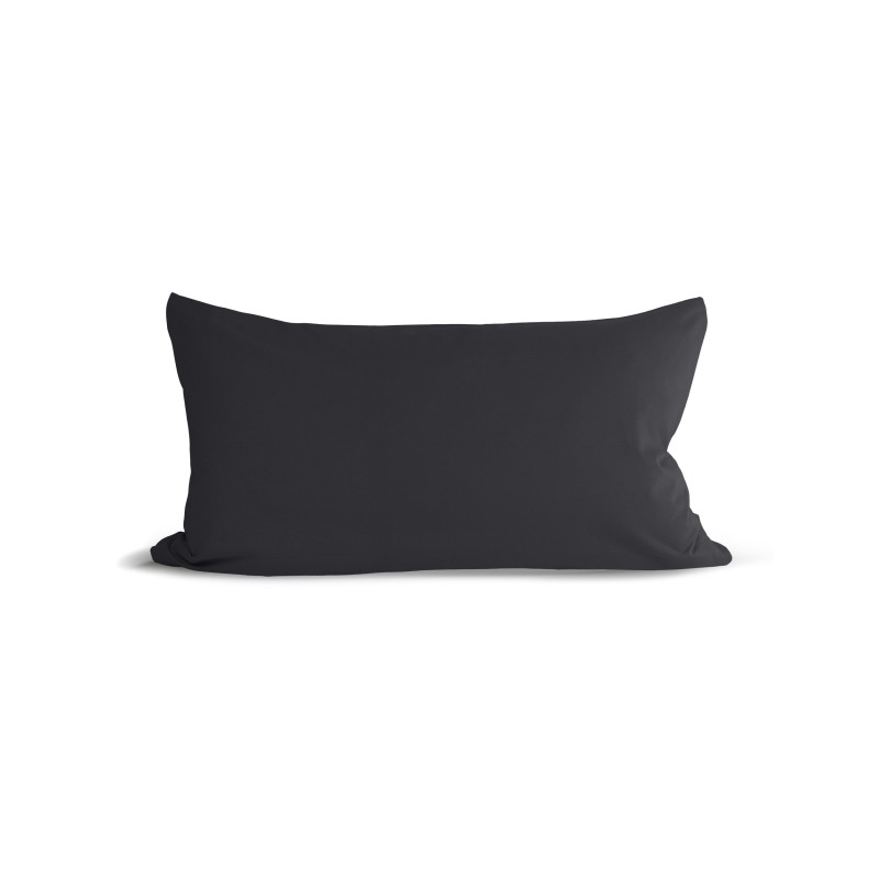 Kissen mit Kissenbezug in anthrazit