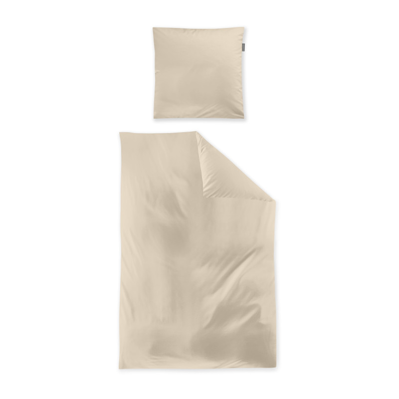 Satin Bettwäsche in natur