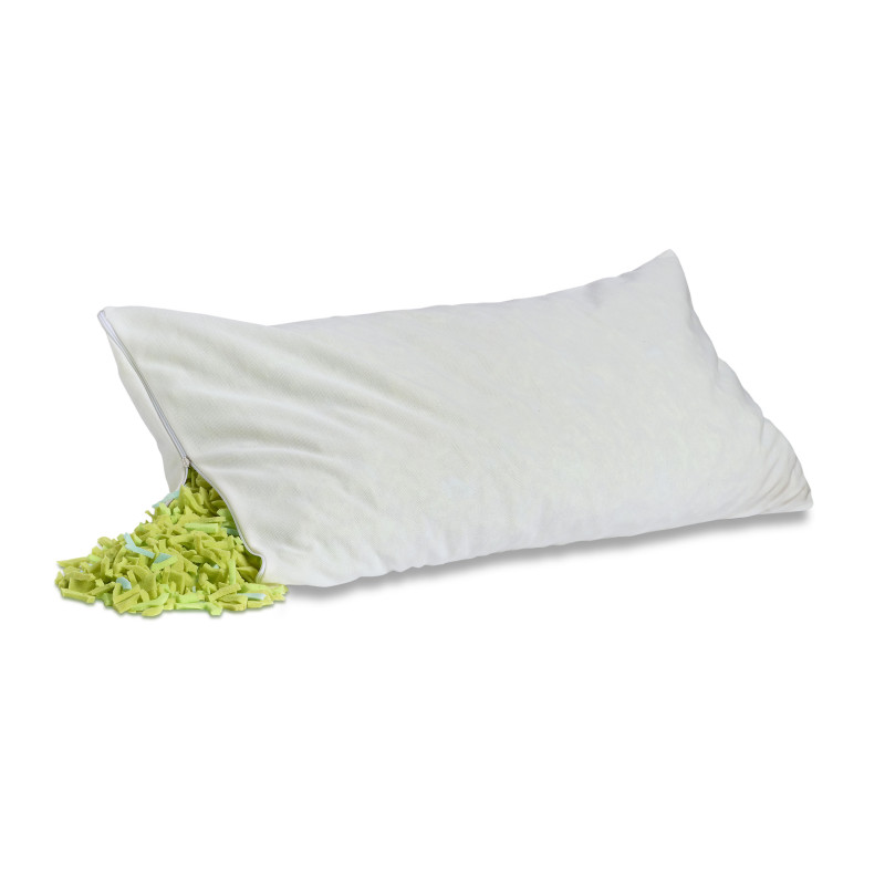 Viskoelastische Flockenfüllung im Jersey-Innenbezug